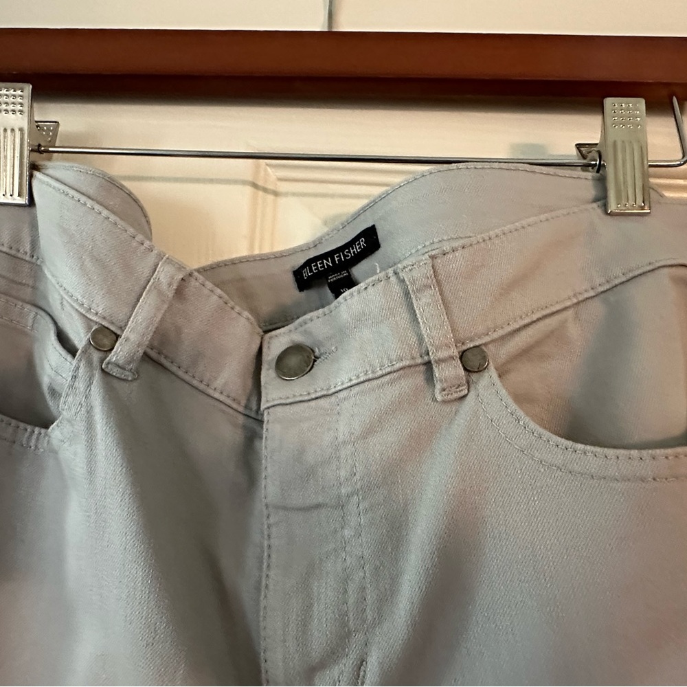 Eileen fisher light grey jeans